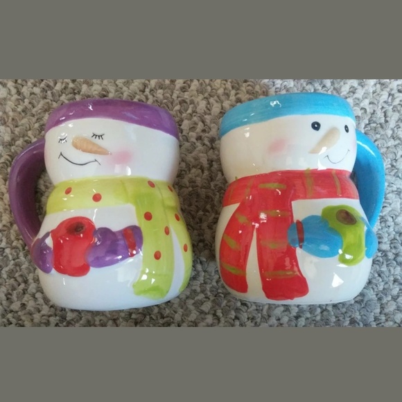 Bay Island Other - 🌹5/25🌹Matching Snowman Mugs